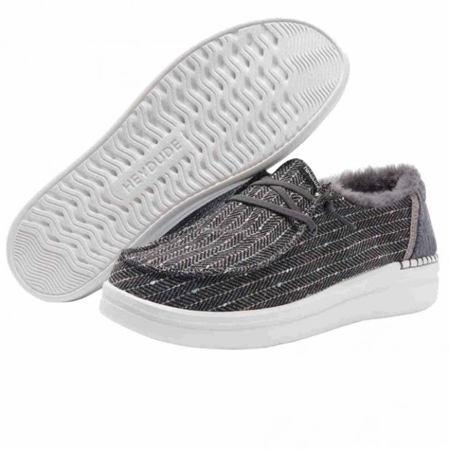 Heydude Wendy Rise Chalet Svart Fiskben