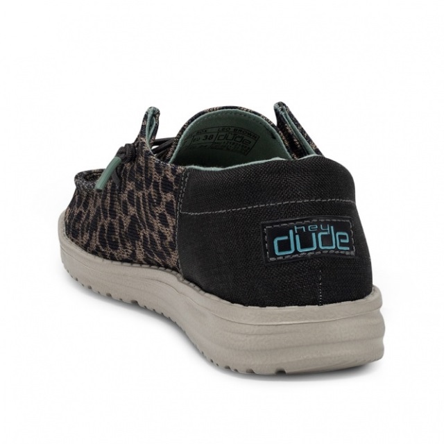 Heydude Wendy Sox Leopardbrun